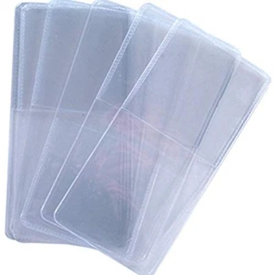 100 Pack Double Pocket 2x2 Unplasticized Vinyl Flips Safe for 2 x 2, 100  - Image 1 of 4