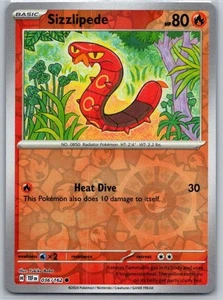 Sizzlipede 036/162 Reverse Holo SV05: Temporal Forces NM - Picture 1 of 2