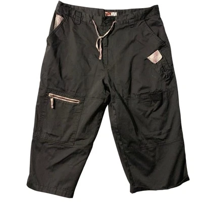 RB Raw Shorts Men 2XL (38” Waist) Black Patches Baggy Hip Hop Embellished Urban - Image 1 of 4