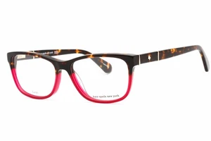 KATE SPADE MYRNA 65T Eyeglasses Dark Havana Burgundy Frame 53mm - Picture 1 of 4