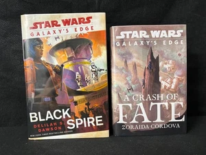 NEW* Star Wars: Galaxy's Edge: Black Spire & Crash of Fate Dawson/Cordove HC 1st - Picture 1 of 12