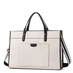 Laptop Tote Bag for women 15.6 inch Computer Briefcase Leather Work Shoulder ... - Picture 1 of 6