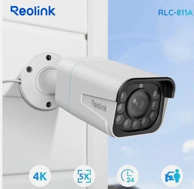 Reolink RLC-811A Smart 4K PoE Camera with 5× Optical Zoom - Image 1 of 4