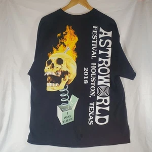 RARE Travis Scott Astroworld Festival 2018 I Was There T-Shirt XL Houston Cactus - Picture 1 of 7