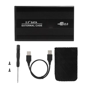 2.5In Hard Disk Box Aluminum Alloy External Case Usb 2.0 Computer Acc AM - Afbeelding 1 van 10