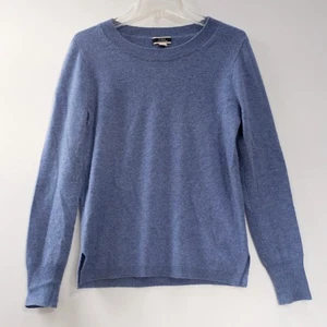 J CREW 100% Kaschmir Pullover mit Rundhalsausschnitt XS blau meliert Style #K1313 - Bild 1 von 4