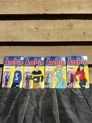 ARCHIE ReAction Figure Set Of 4 (Jughead, Betty, Veronica, Reggie) Brand New - Image 1 of 4