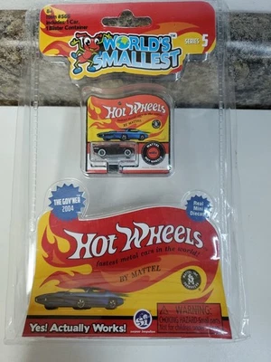 Hot Wheels Worlds Smallest Series 5 The Gov'ner 2004 #566 New on Card NOC - Image 1 of 4