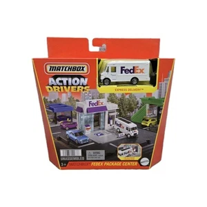 Matchbox Action Drivers FEDEX Express Delivery Van FEDEX Package Center - Picture 1 of 7