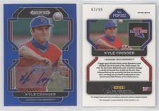 2022 Panini Prizm Draft Picks Blue Prizm Auto /99 Kyle Crigger #PDP202 Auto
