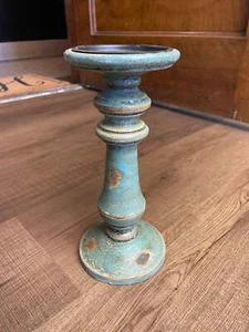 Pier 1 Distressed Candlestick - Picture 1 of 3