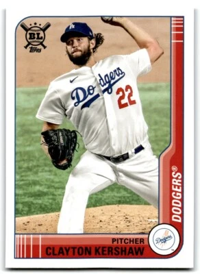 2021 Topps Big League Clayton Kershaw Los Angeles Dodgers #37 - Image 1 of 2