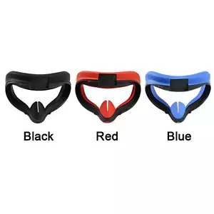 Non-Slip Silicone Face Cushion Cover Washable Eye Pad for Oculus Quest 2 VR - Picture 1 of 10