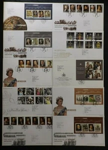 Royalty First day covers x 10 in pristine condition See picture - Picture 1 of 1