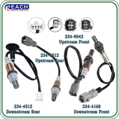 Juego de 4 sensores de oxígeno arriba+abajo para Toyota Sienna LE CE 2004 2005 2006 3,3 L V6 Foto 1 de 4