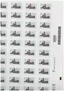 ITALIA-FRANCOBOLLI IN EURO DA 5,15 (B3-5G)-1 FOGLIO, 50 FRANCOBOLLI- - Foto 1 di 1