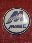 Montreal Manic Soccer Club bouton arrière 1980 ish, NASL, logo bleu