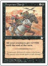 Desperate Charge NM MTG Portal Three Kingdoms P3K Magic Gathering 2B3