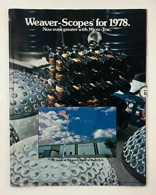 1978 Weaver-Scopes Micro-Trac Sporting Hunting Guns Vintage Firearms Catalog - Image 1 of 4