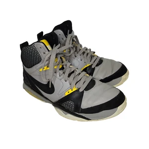 Nike Shoes Mens Size 11 Gray Yellow Air Ultra Force Sneaker 2013 555087-001 Shoe - Picture 1 of 19