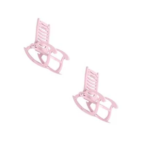 1/ 12 Puppe Rocker Miniatur Wohnzimmer Stuhl Miniatur Holz Hocker - Bild 1 von 12