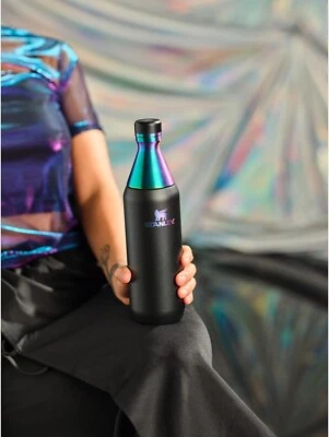 STANLEY All Day Slim Bottle 20 Oz Twist off Lid with Leakproof Seal Black Chroma - Image 1 of 4