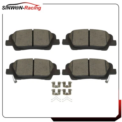 4 X Pastillas de freno traseras de cerámica para Hyundai Santa Fe Sport 2017-2018 Foto 1 de 4