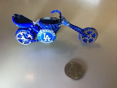 LA Dodgers Chopper Motor Cycle Art MLB LOGO Same Day Handling &FastFREE Priority - Image 1 of 4