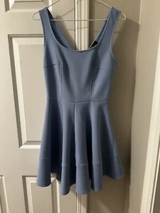Vestido Lulus Home Before Daylight Periwinkle azul para mujer talla mediana - Imagen 1 de 6