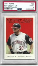 2004 Topps Ken Griffey Jr. Cracker Jack # 30 PSA 9 Mint
