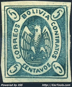 BOLIVIE CONDOR N° 3 NEUF * AVEC CHARNIERE COTE 375€ - Picture 1 of 2
