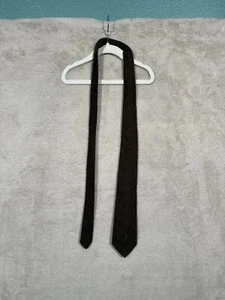 Yves Saint Laurent Wool Blend Tie Brown Heather Mist Made in Italy Vintage YSL - Picture 1 of 6