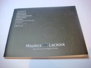 Libro manual de servicio de reloj instrucciones MAURICE LACROIX QUARTZ  - Imagen 1 de 3