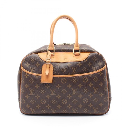 LOUIS VUITTON（LV） Borsa a mano Louis Vuitton Deauville Bowling Vanity M47270 Monogram pelle marrone