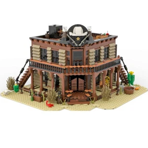 MOC: Western Saloon Bar with Fully Interior 2300 Pieces Building Toys Set - Picture 1 of 3