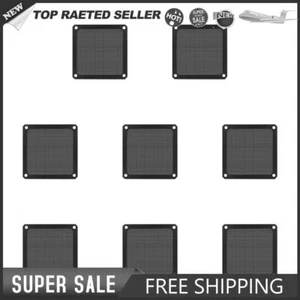 Magnetic Dust Filter Computer Case Fan Dustproof Mesh Cover Net (8cm)(Black) - Photo 1/3