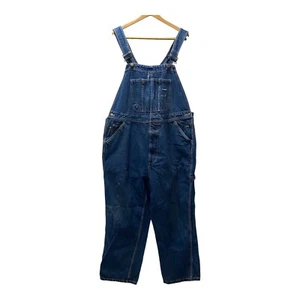 Tute Rural King da Uomo 42x30 Jean Denim Blu Falegname Bavaglini Lavoro Rk Marca Fattoria - Foto 1 di 10