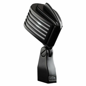 Micrófono cardioide dinámico estilo retro LED HEIL THE FIN cuerpo negro/blanco LED - Imagen 1 de 4