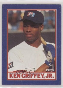 1991 Pepsi Ken Griffey Sr/Jr Food Issue Ken Griffey Jr #4-8 HOF