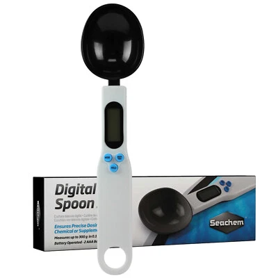 Seachem Digital Spoon Scale Measure Grams Ounces Powder Supplement Food Medicine - Imagem 1 de 4