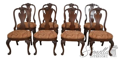 L65618EC: Set of 8 ETHAN ALLEN Mahogany Dining Room Chairs - Image 1 of 4
