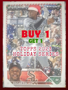 TOPPS 2023 HOLIDAY BASE SINGLES RC & STAR: PICK YOUR PLAYER - BUY 1 GET 1 FREE