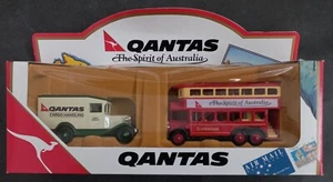 QANTAS Cargo Handling Truck and Spirit of Australia Bus Set NEW in box - Picture 1 of 4