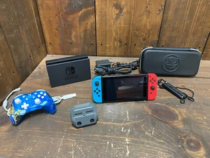 Nintendo Switch HAC-001 | Used/GREAT | Wired Controller | Black Panther Case - Picture 1 of 11