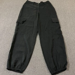 Pantalones Maison D Amelie para mujer talla mediana M negros cargo - Imagen 1 de 12