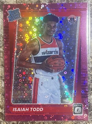 2021-22 Isaiah Todd Optic Rated Rookie Pink Disco /20 No.187 SP - Image 1 of 2