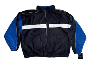Nueva Chaqueta Head Para Hombre XXL Cortavientos Tenis Atlético Negro/Azul Real 2XL - Imagen 1 de 8