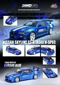 1:64 inno64 Nissan Skyline GT-R R34 V-Spec Tokyo Auto Salon 2024 Kuala Lumpur - Picture 1 of 1
