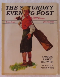 Zeitschrift The Saturday Evening Post 18. Juli 1936 (80 Seiten) Vol. 209 Nr. 3 - Bild 1 von 5