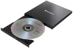 Slim External Blu-ray / DVD Writer, Black 43889 - Picture 1 of 3